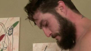 Str8 hung hipster paid to fuck a gay boy