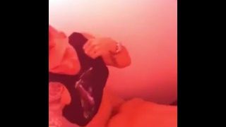 spying on a wasted bottom being bred in Nighclub bathroom